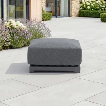Rex Aluminium Lounging Footstool – Weatherproof Outdoor