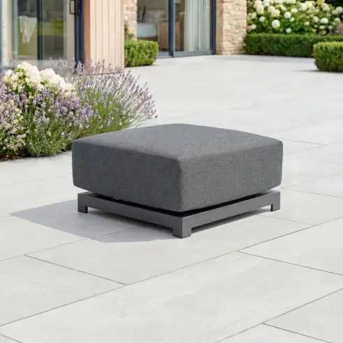 Rex Aluminium Lounging Footstool – Weatherproof Outdoor Rex Aluminium Lounging Footstool – Weatherproof Outdoor