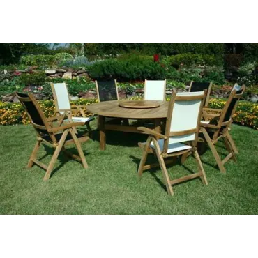 TNT 8 Recliner Set and 2.1m Chunky Table