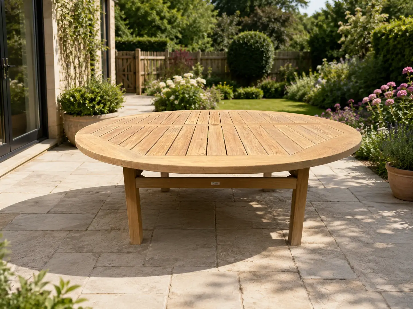Chunky Malvern table - 210cm dia Certified