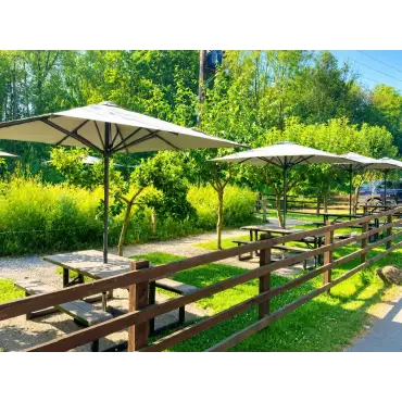 Tuscany Commercial Parasol - 2.5m Dia
