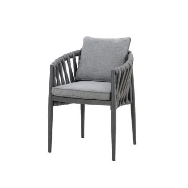 Milan Rope Weave Pair of Dining Chairs