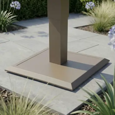 Aluminium Square Outdoor Rising Table