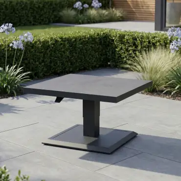 Aluminium Square Outdoor Rising Table