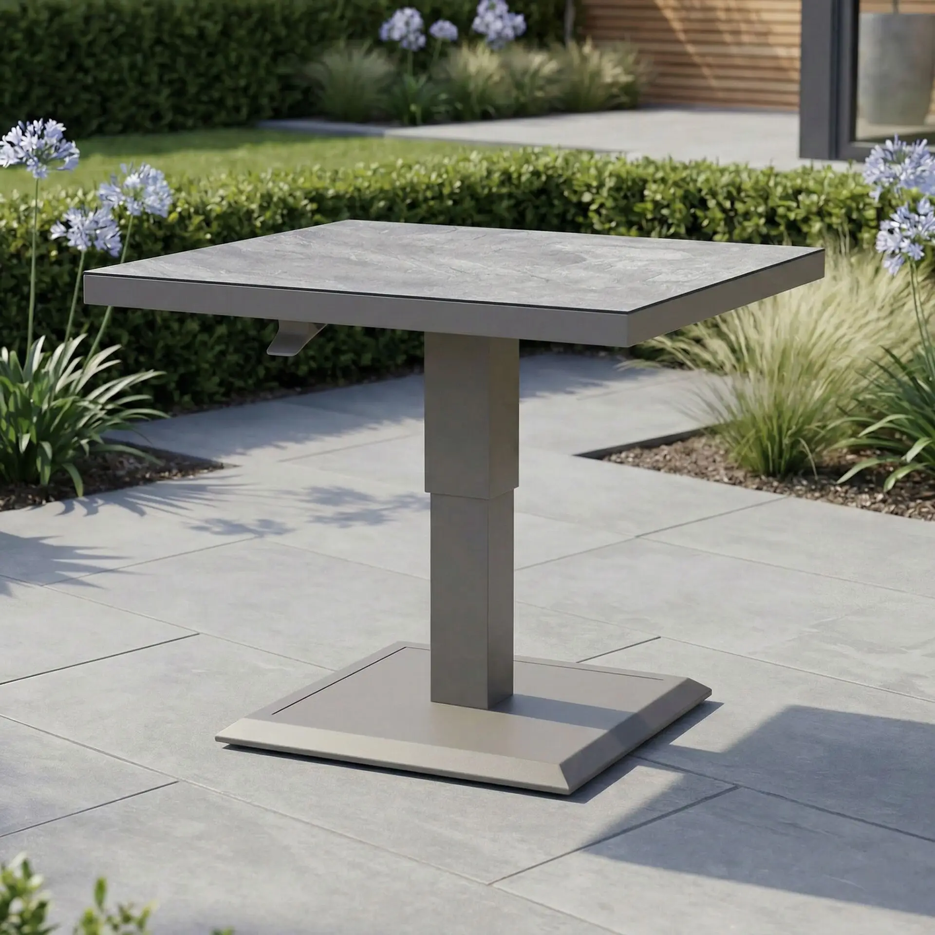Aluminium Square Outdoor Rising Table