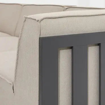 Ibiza Small Corner Sofa Set & Round Coffee Table
