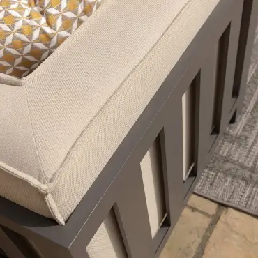 Ibiza Medium Corner Sofa Set Square Coffee Table