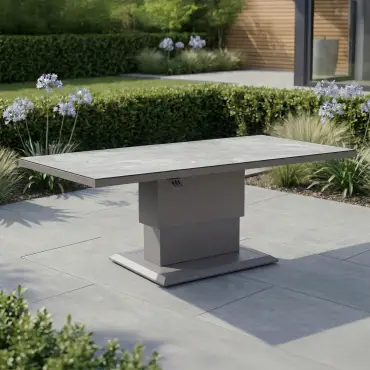 Aluminium Rectangular Outdoor Rising Table