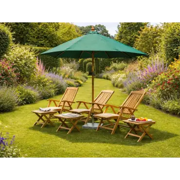 Bambrella 2.5m dia garden Parasol