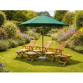 Bambrella 2.5m dia garden Parasol