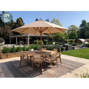 Bambrella 4m dia garden Parasol