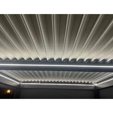 Eclipse 6 X 4m LED Motorised Pergola | Free Standing