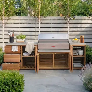 Bali Storage Units with Beefeater 1700 Series BBQ - Medium Configuration