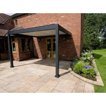 Eclipse 3 X 3m LED Motorised Pergola | Wall Mounted