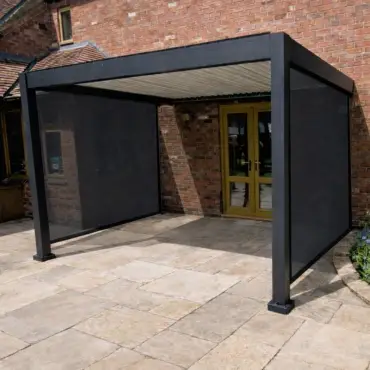 Eclipse 3 X 3m LED Motorised Pergola | Wall Mounted