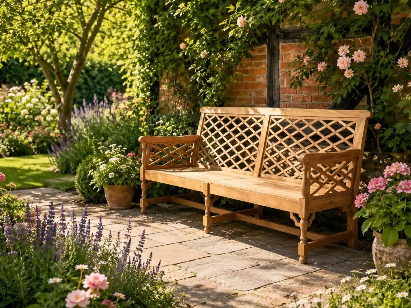 Balmoral 2m Teak Bench