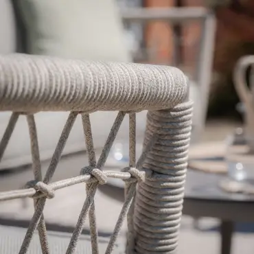 Monaco Rope Weave Large Corner Dining Set