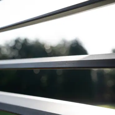 Titan Aluminium Shuttered Louvre Side Panels Set of 3 - 1.33m