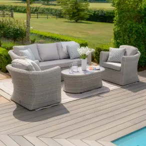 Oxford 3 Seat Rattan Sofa Set