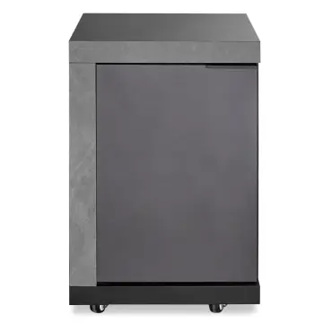 Ember Linear Outdoor Kitchen with 6 Burner Gas Grill & Single Fridge