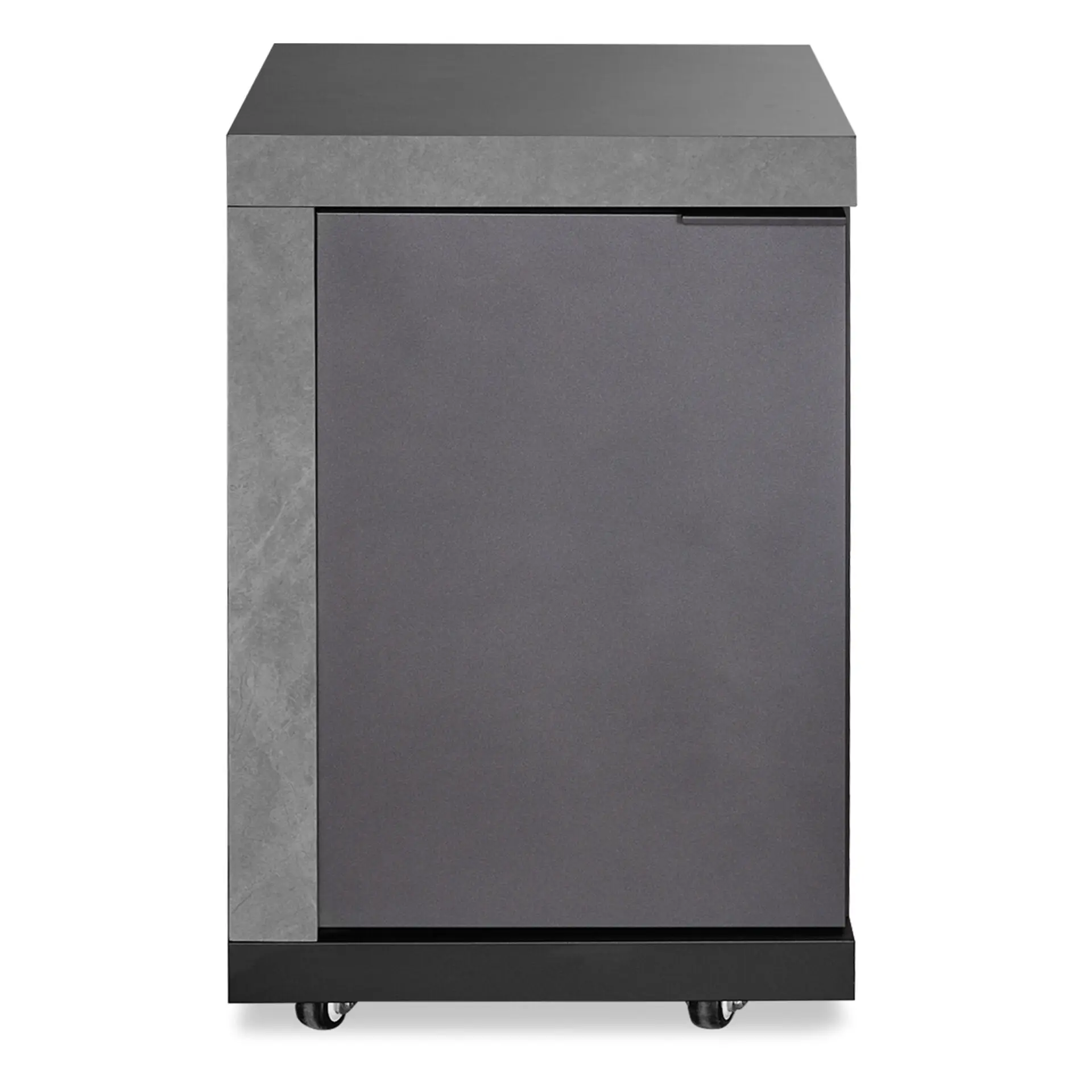 Ember Linear Outdoor Kitchen with 6 Burner Gas Grill & Single Fridge
