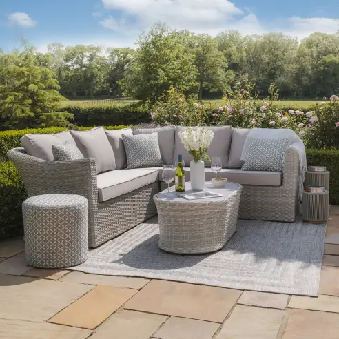 Oxford Small Rattan Corner Sofa Set Oxford Small Rattan Corner Sofa Set