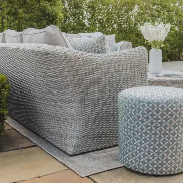 Oxford Small Rattan Corner Sofa Set