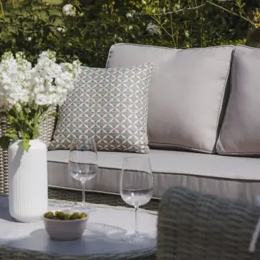 Oxford Small Rattan Corner Sofa Set
