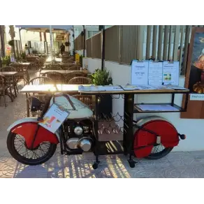 Indian Rajdoot Motorcycle Bar