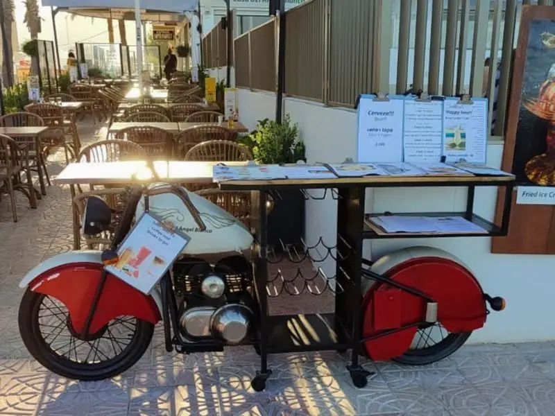 Indian Rajdoot Motorcycle Bar