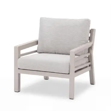New York Aluminium Garden Armchair - Latte