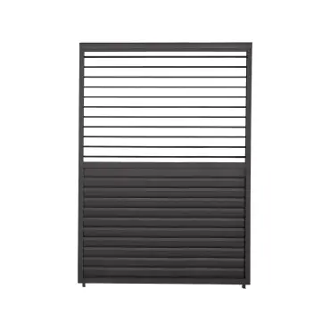Titan Aluminium Shuttered Louvre Side Panels Set of 3 - 1.33m