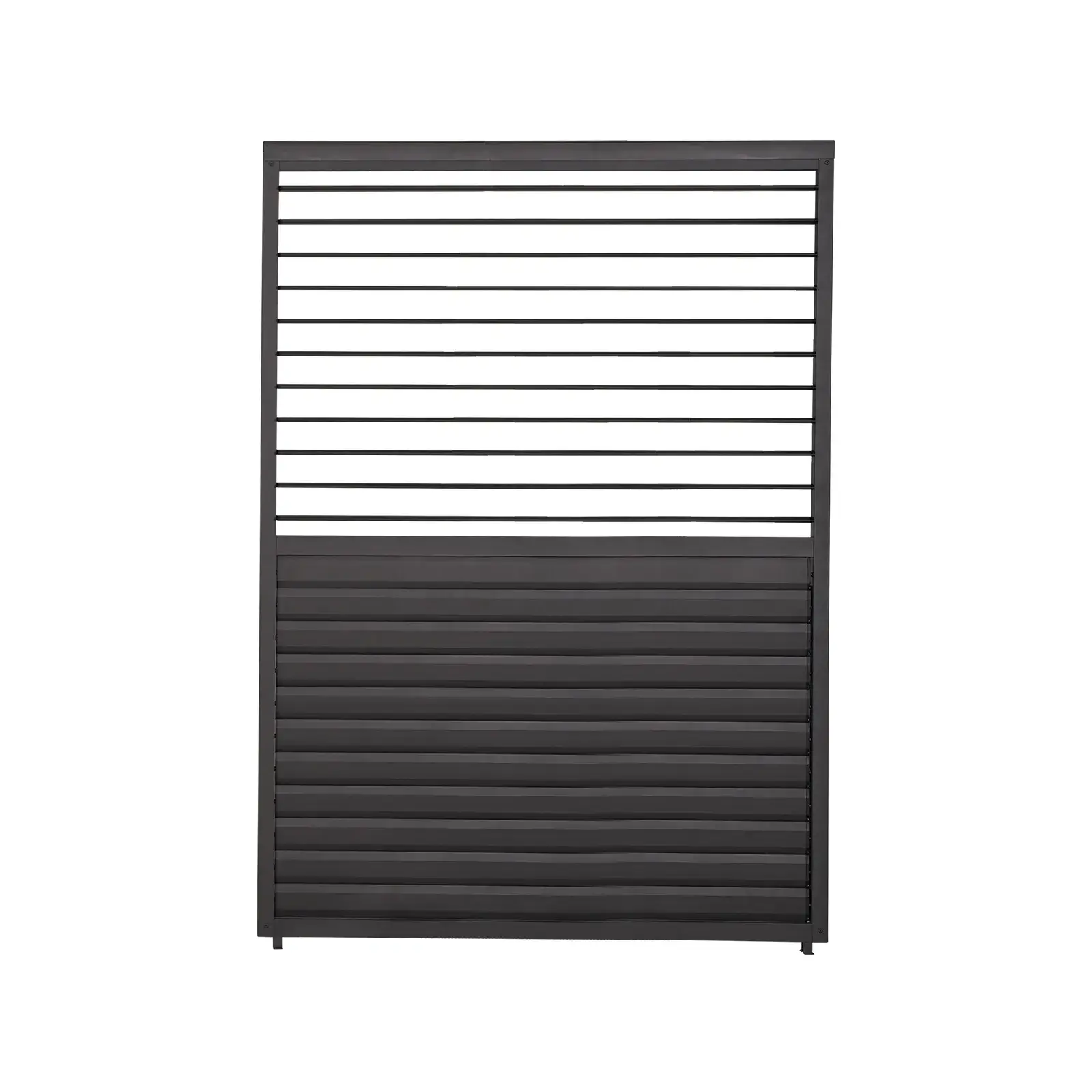 Titan Aluminium Shuttered Louvre Side Panels Set of 3 - 1.33m
