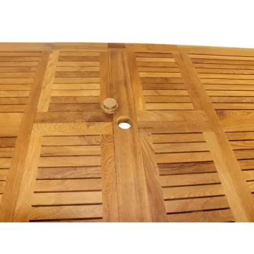 Teak Tables Chunky 180cm to 250cm ext table FSC® Certified