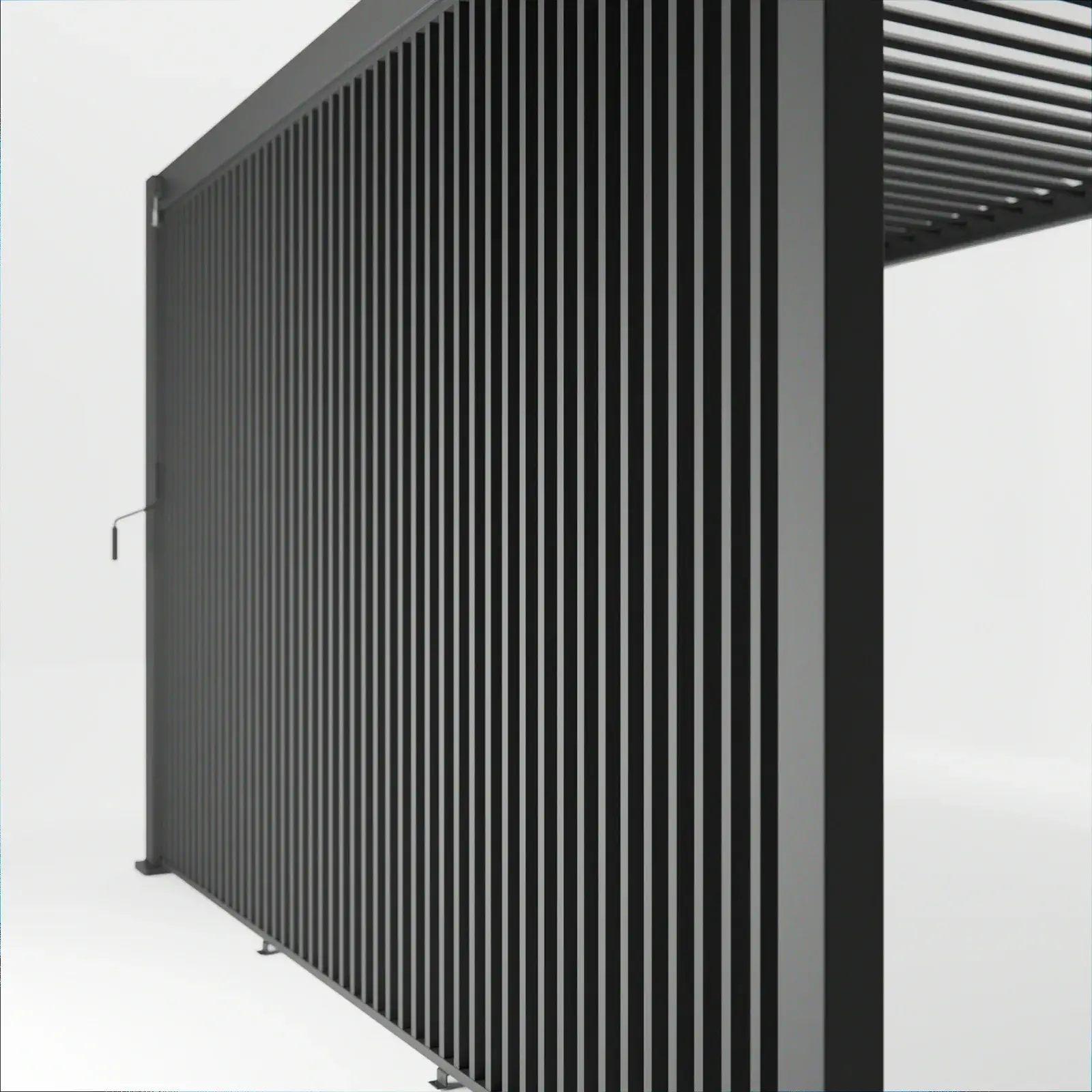 Titan Vertical Louvre Side Wall Panel 1.2m