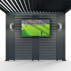 Titan Aluminium Pergola 31cm Solid Side Wall Panel