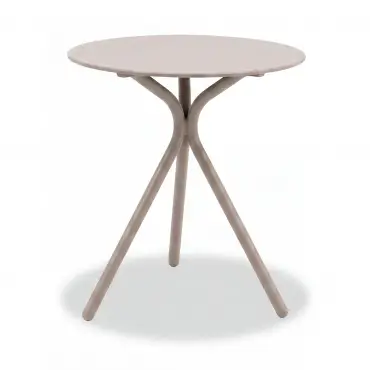 Cambridge Rattan Rope Double Sunlounger Set - Round Sintered Stone Coffee Table