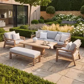 Buy New York 3-Seat Sofa Set with Rising Table