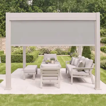 Aurora Pergola Zip Drop Side Blind to fit within 3m width