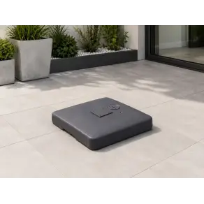 Fillable Plastic Base with Wheels