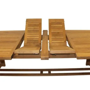 Teak Tables Chunky 180cm to 250cm ext table FSC® Certified