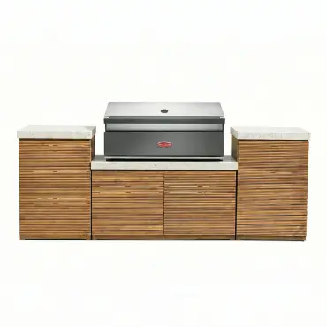 Antigua Small Kitchen Storage Units with Beefeater 1200E Series BBQ