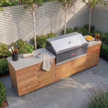 Bali Storage Units with Beefeater 1700 Series BBQ - Medium Configuration