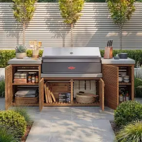 Bali Storage Units with Beefeater 1700 Series BBQ - Small Configuration