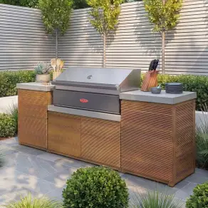 Bali Storage Units with Beefeater 1700 Series BBQ - Small Configuration