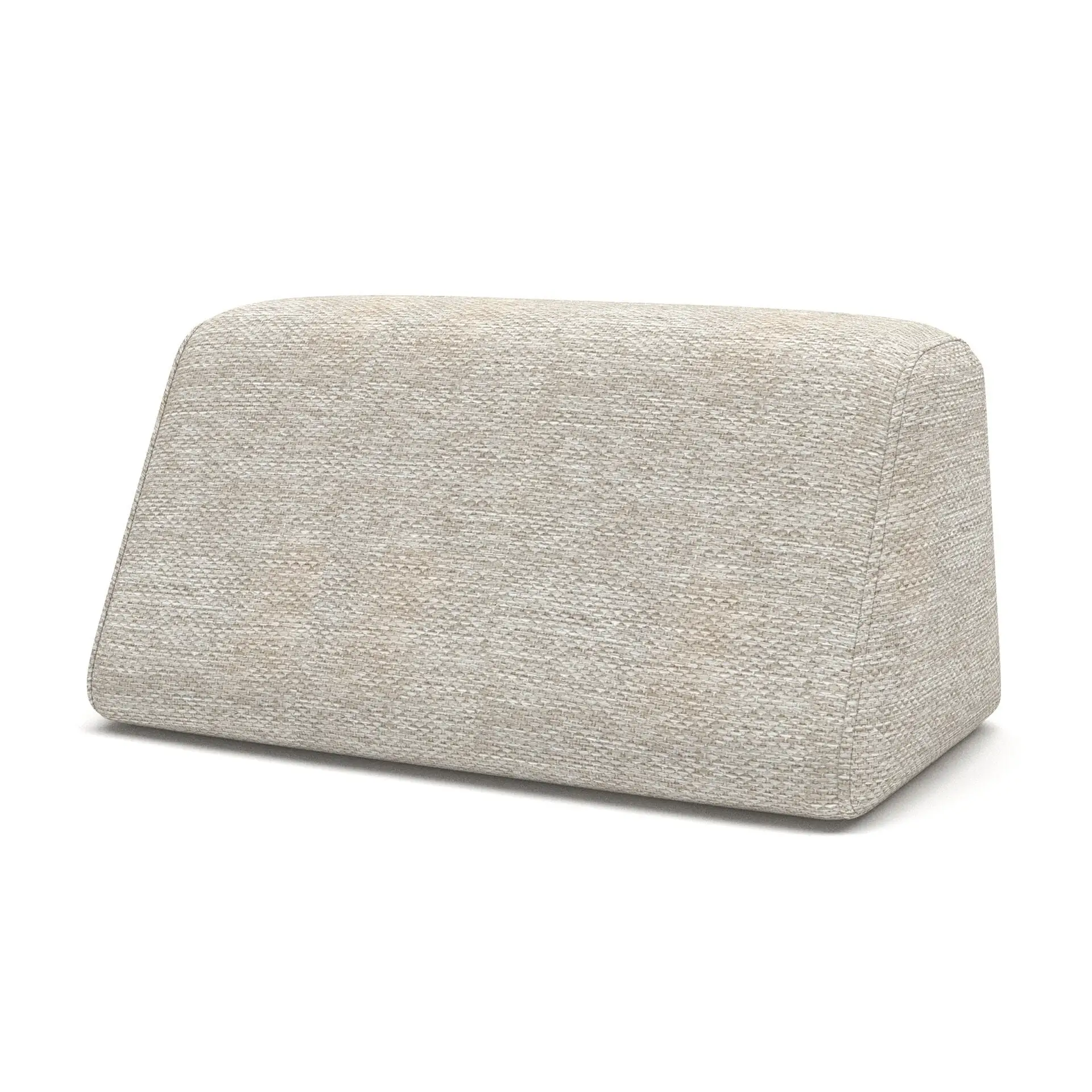 Fabric Cannes Large Corner Sofa Set - Round Marble Effect Coffee Table