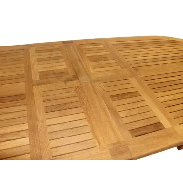 Teak Tables Chunky 180cm to 250cm ext table FSC® Certified