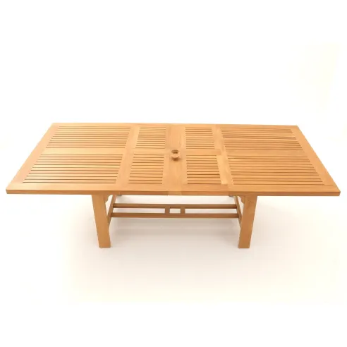Chunky Rectangular Extending 2.4m - 3m| FSC® Certified - 8 Chunky Rectangular Extending 2.4m - 3m| FSC® Certified - 8