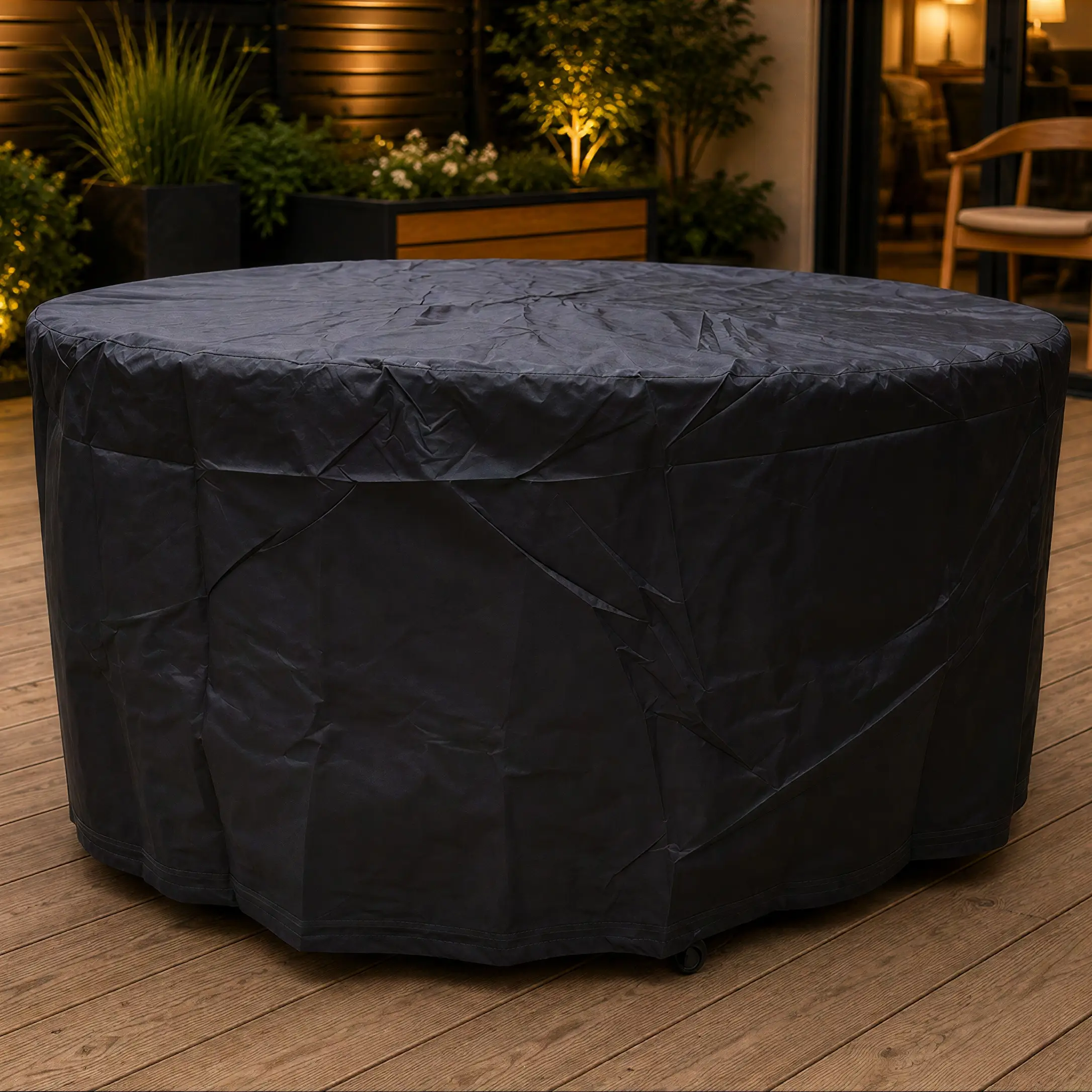 Round Table Weather Cover Breathable 155cm