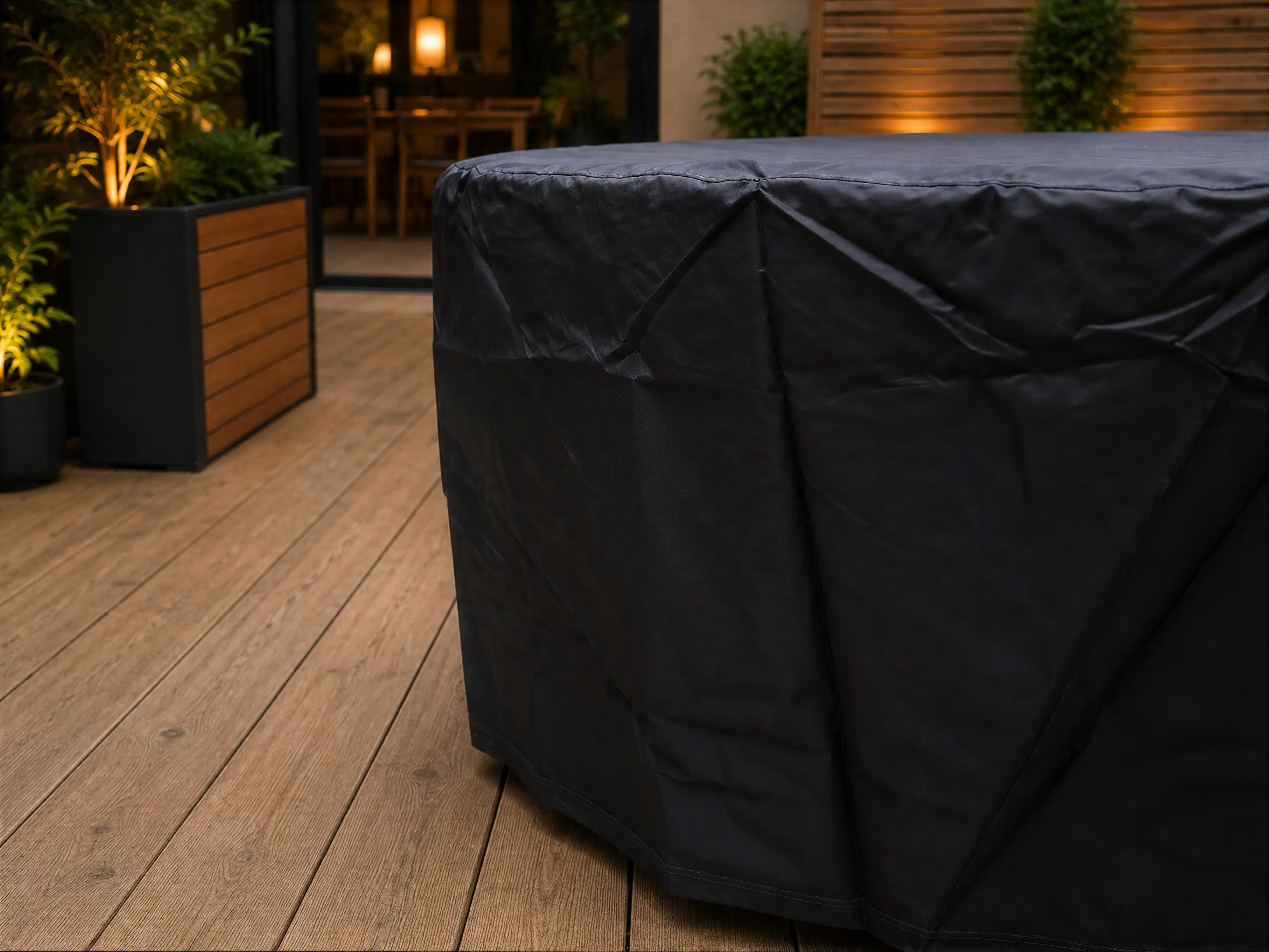 Round Table Weather Cover Breathable 155cm